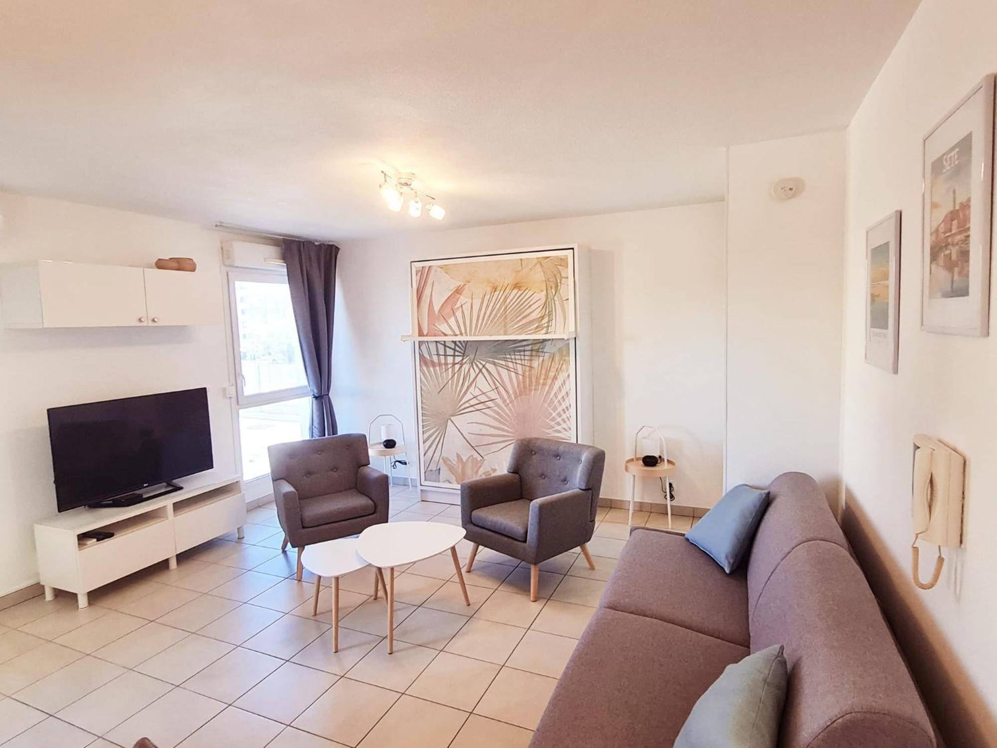 Studio A La Mer Avec Piscine Sète Kültér fotó